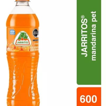 Jarrito de Mandarina Desechable de 600 ML