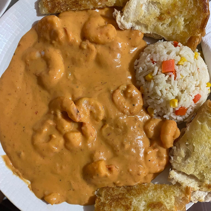 Camarón en Crema Chipotle