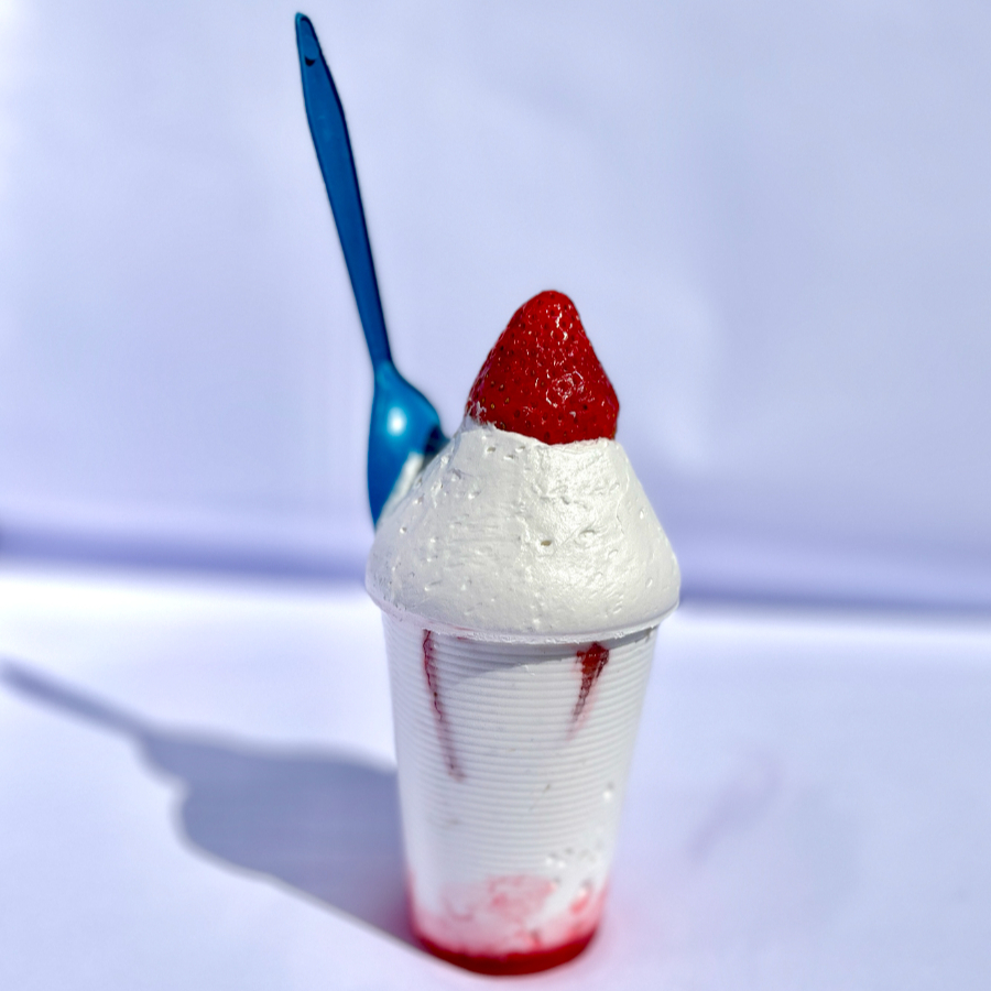 Mini Fresas con Crema Chantilly