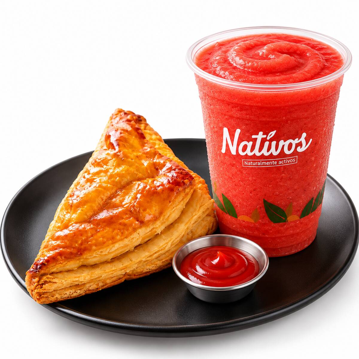 Combo Pastel de Hojaldre + Refrescante de 12 Oz