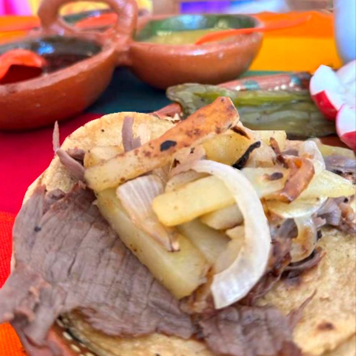 Taco de cecina