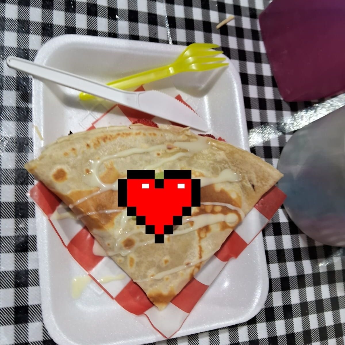 Crepa NUTELLA y Fresa