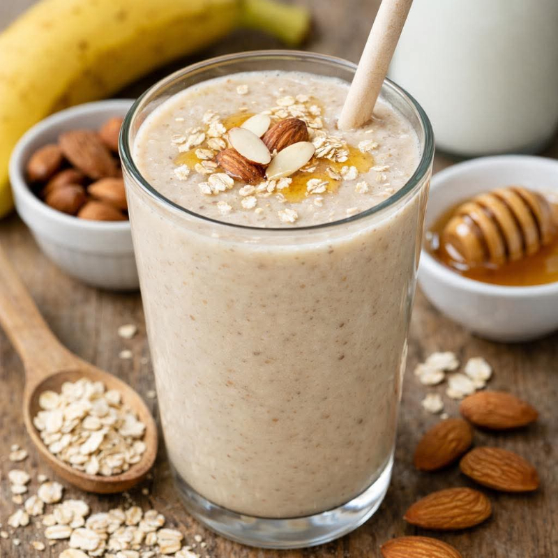 Licuado de platano 1/2