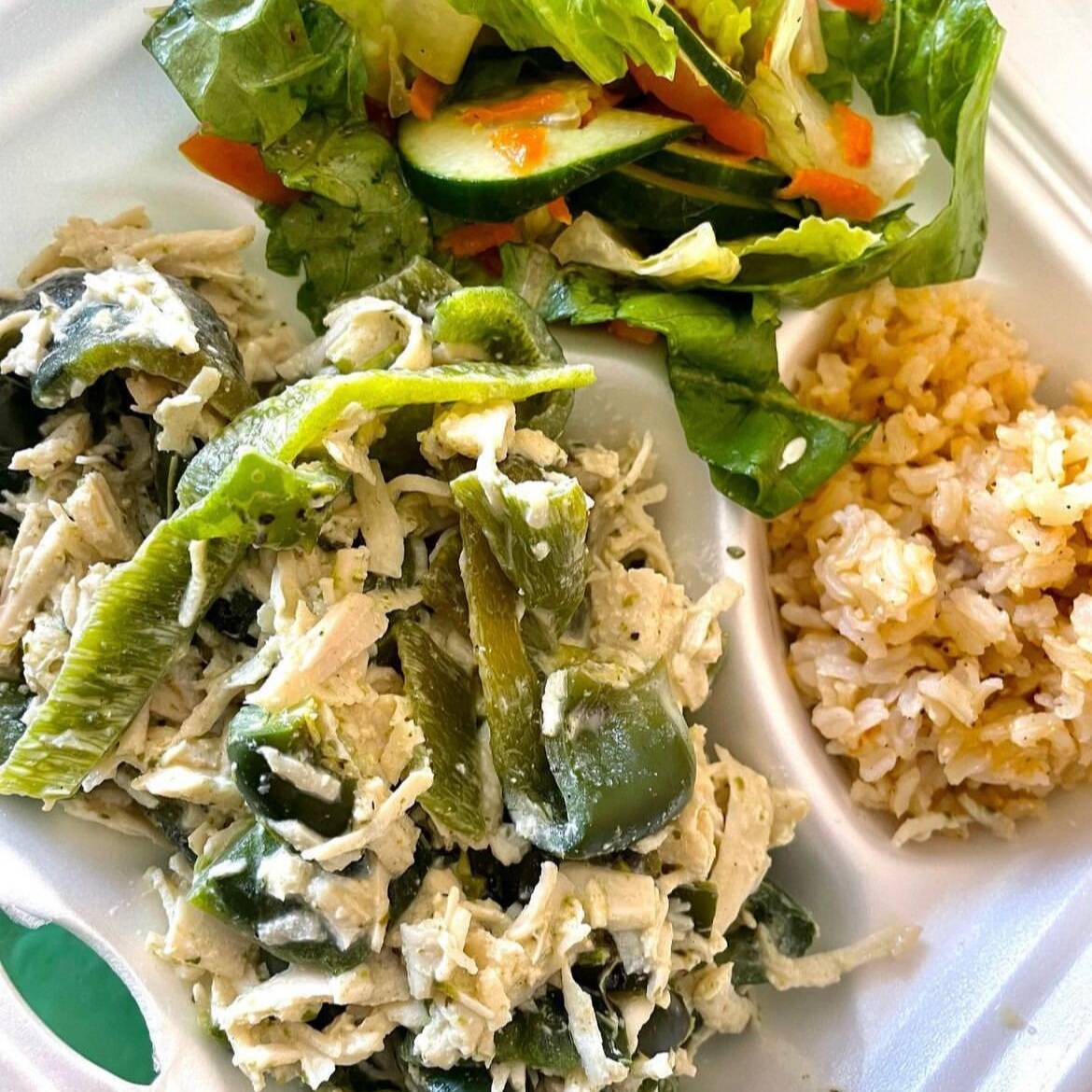 RAJAS CON POLLO