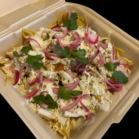 CHILAQUILES VERDES CON HUEVO