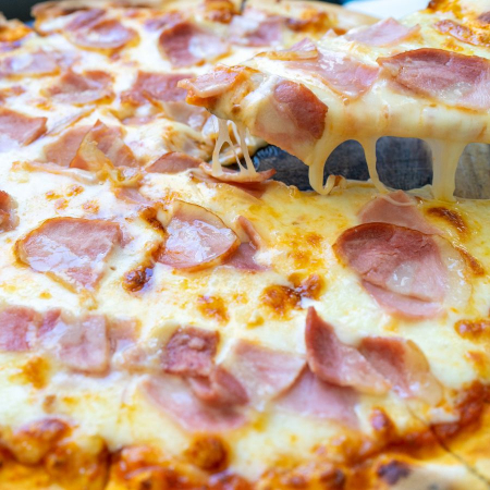 2 Pizzas Jamón y Queso X