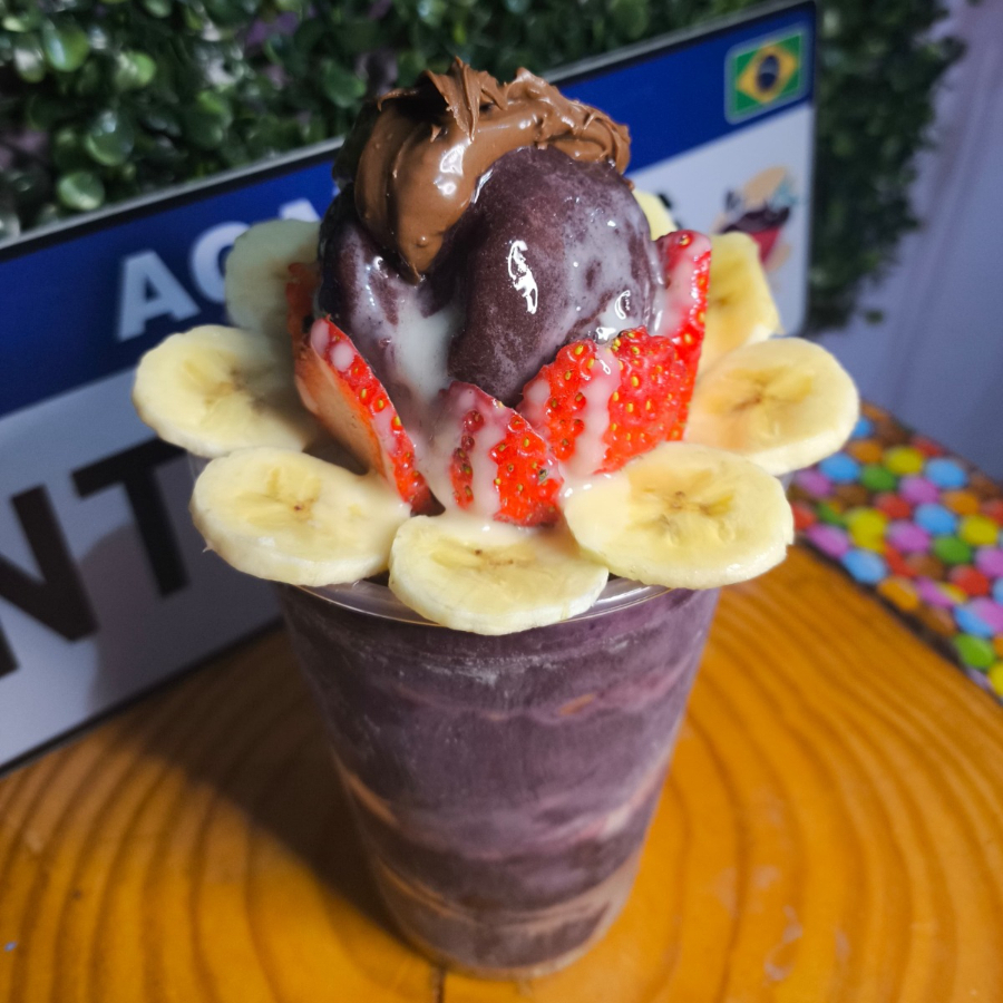 Se delicie com nosso delicioso açai e não se esqueça de escolher os complementos,caso não escolha e não responda o chat, irá apenas açai puro (OBS:NÃO ENVIAMOS ITENS SEPARADOS FORA DO COPO) *foto ilustrativa*