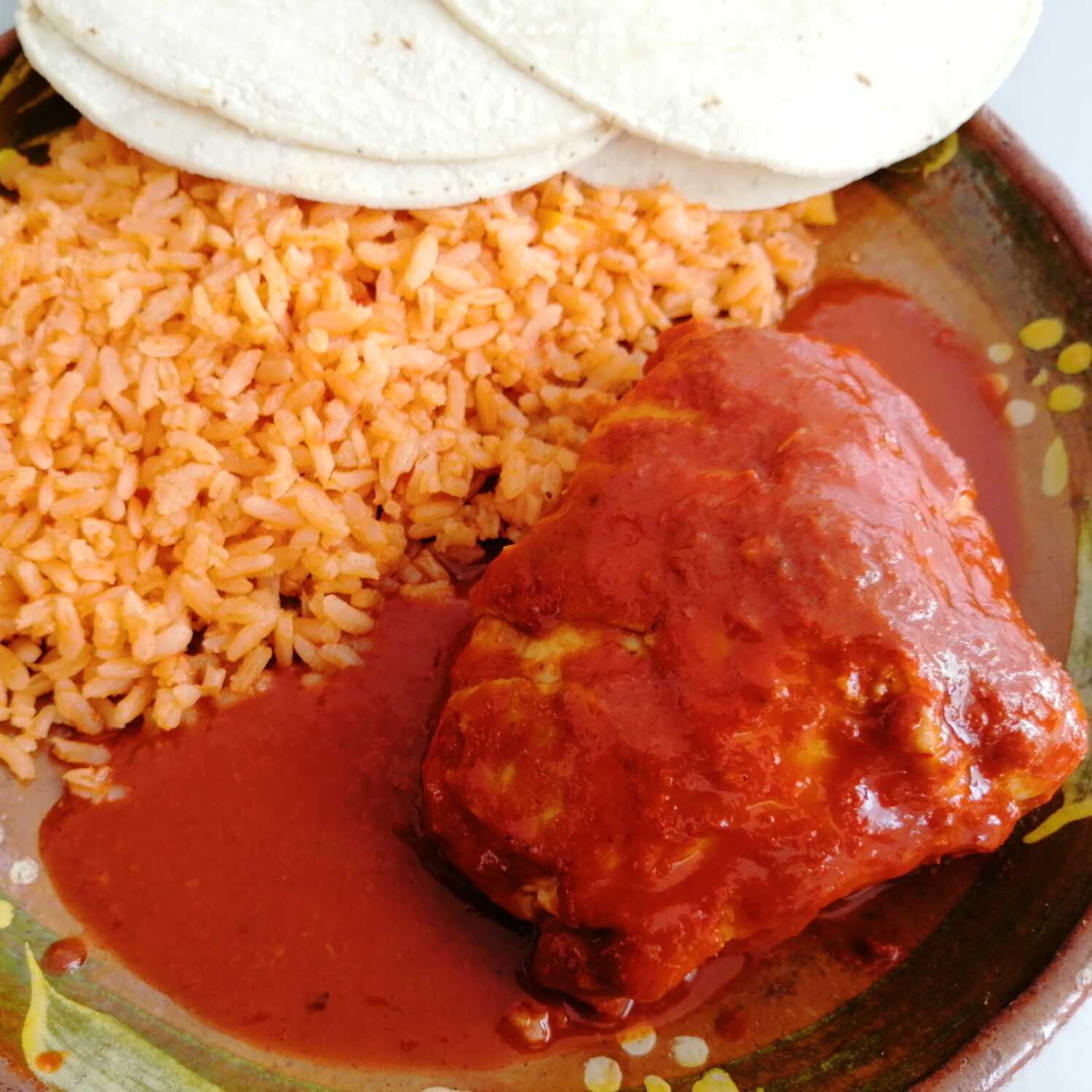 Taco Acorazado de Pollo en Adobo