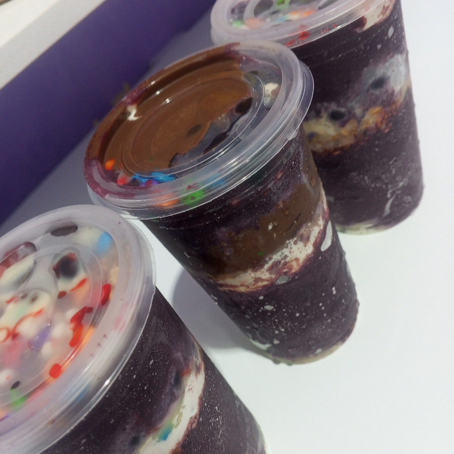 Açaí 3x 400ml ,leite em pó,mm, Sucrilhos ,Leite condensado