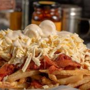 Combo Salchipapa Super Rikoos+Hamburguesa Especial