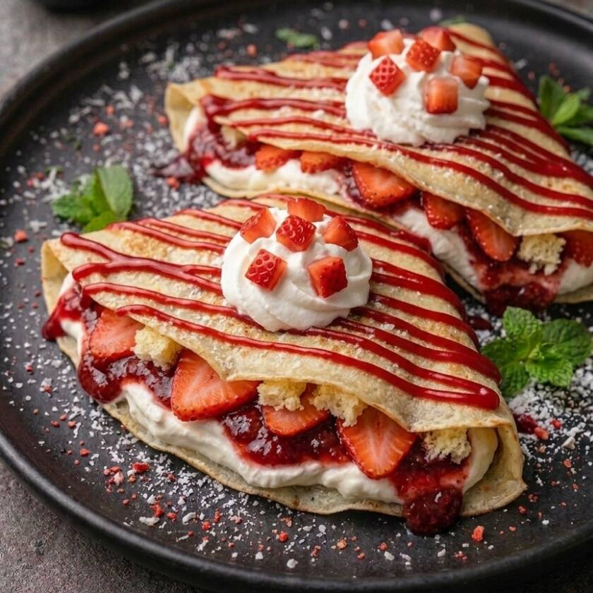 Crepes Strawberry Cake