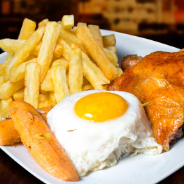 1/8 de Pollo a Lo Pobre