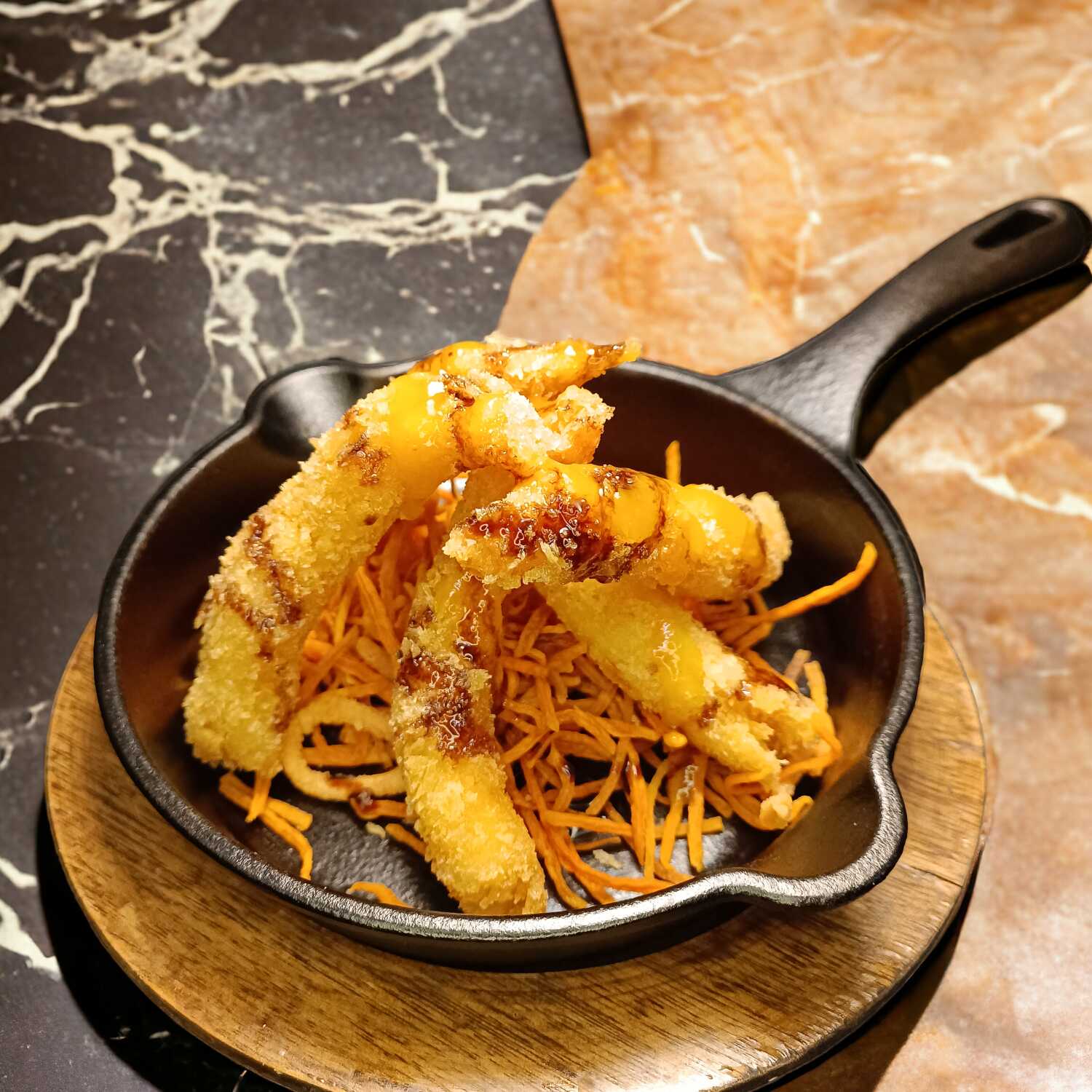 Langostinos Tempura