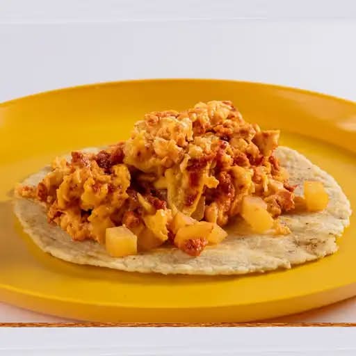 TACO PAPA CON CHORIZO