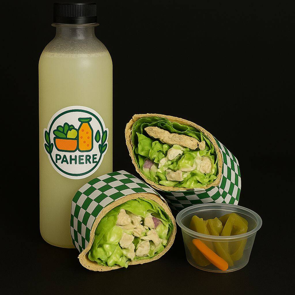 Wrap de la Casa + Agua Sabor