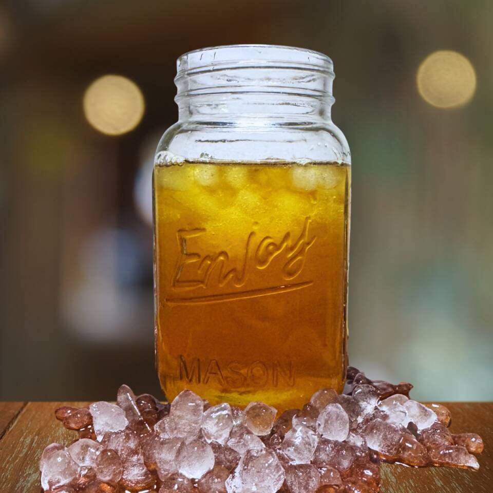 Té helado de limón