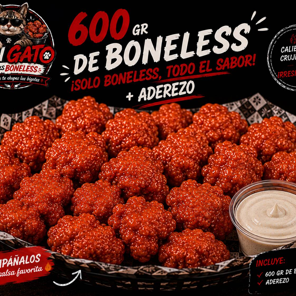 16 Piezas de Boneless