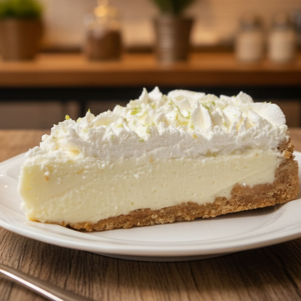 Base de biscoito amanteigada com um delicioso mousse de limão e cobertura de chantilly ...Combinação perfeita!