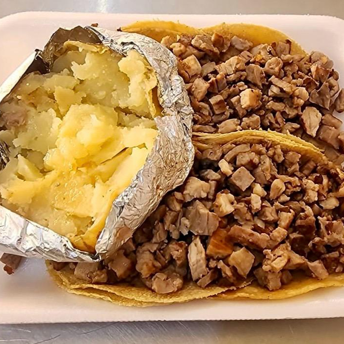 Orden de 4 tacos bistec