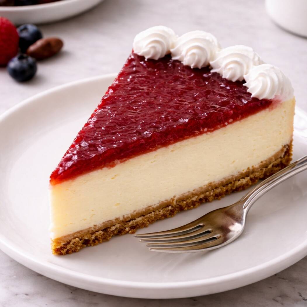Rebanada Cheesecake de Frambuesa