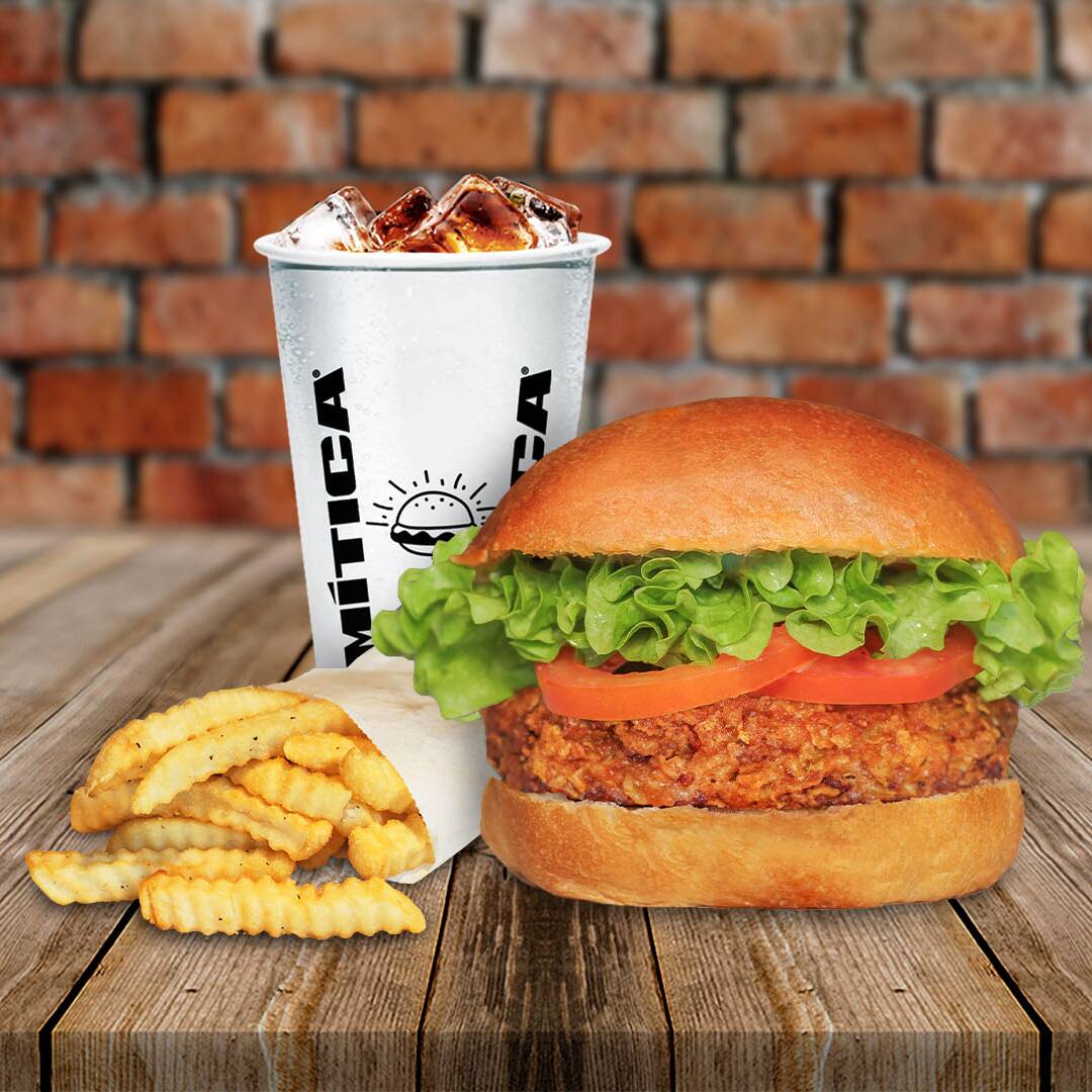 Portobello Burger Combo Grande