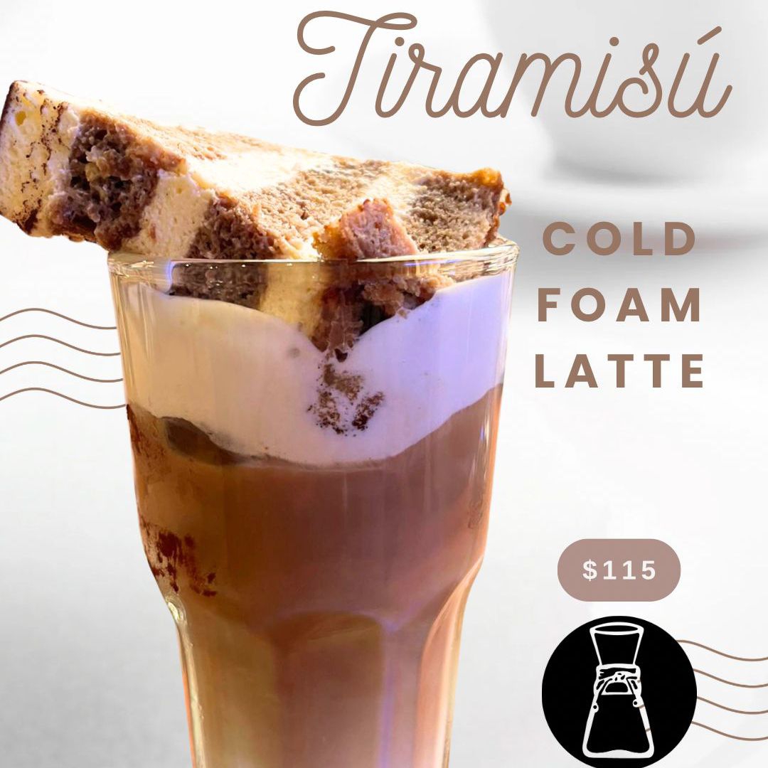 Tiramisú Cold Foam Latte