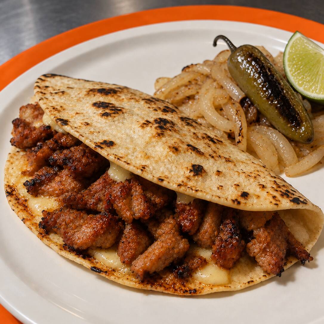 Gringa de Asado Rojo (yucateco)