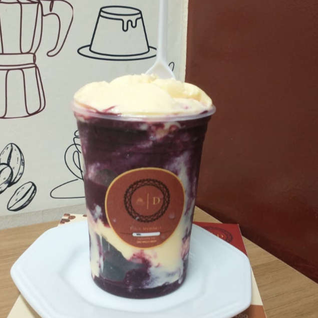 Açaí com Leite Condensado + Leite em Pó + Mousse De Maracujá 400 Ml