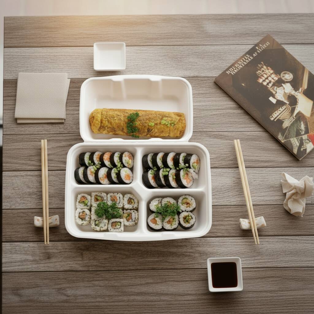 Escolha 5 opções de rolls dentre as 36 opções diferentes, você escolhe, algumas porções tem acréscimo.