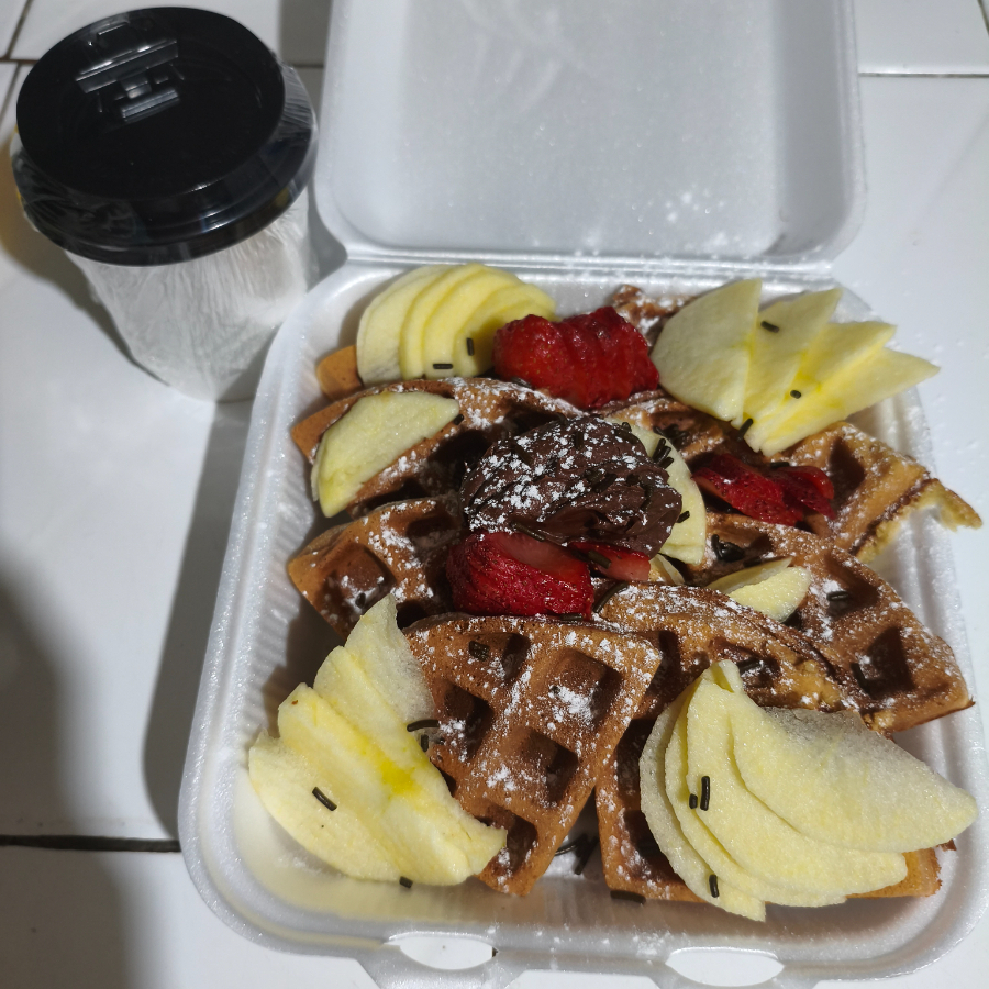 Paquete Waffles para 2 (2 Waffles + 2 Cafés)
