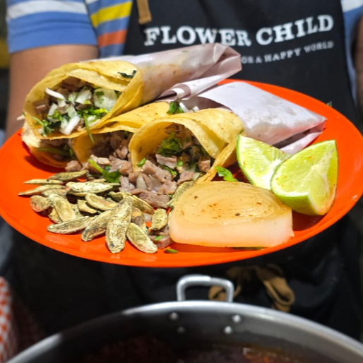 ORDEN 4 TACOS DE CECINA