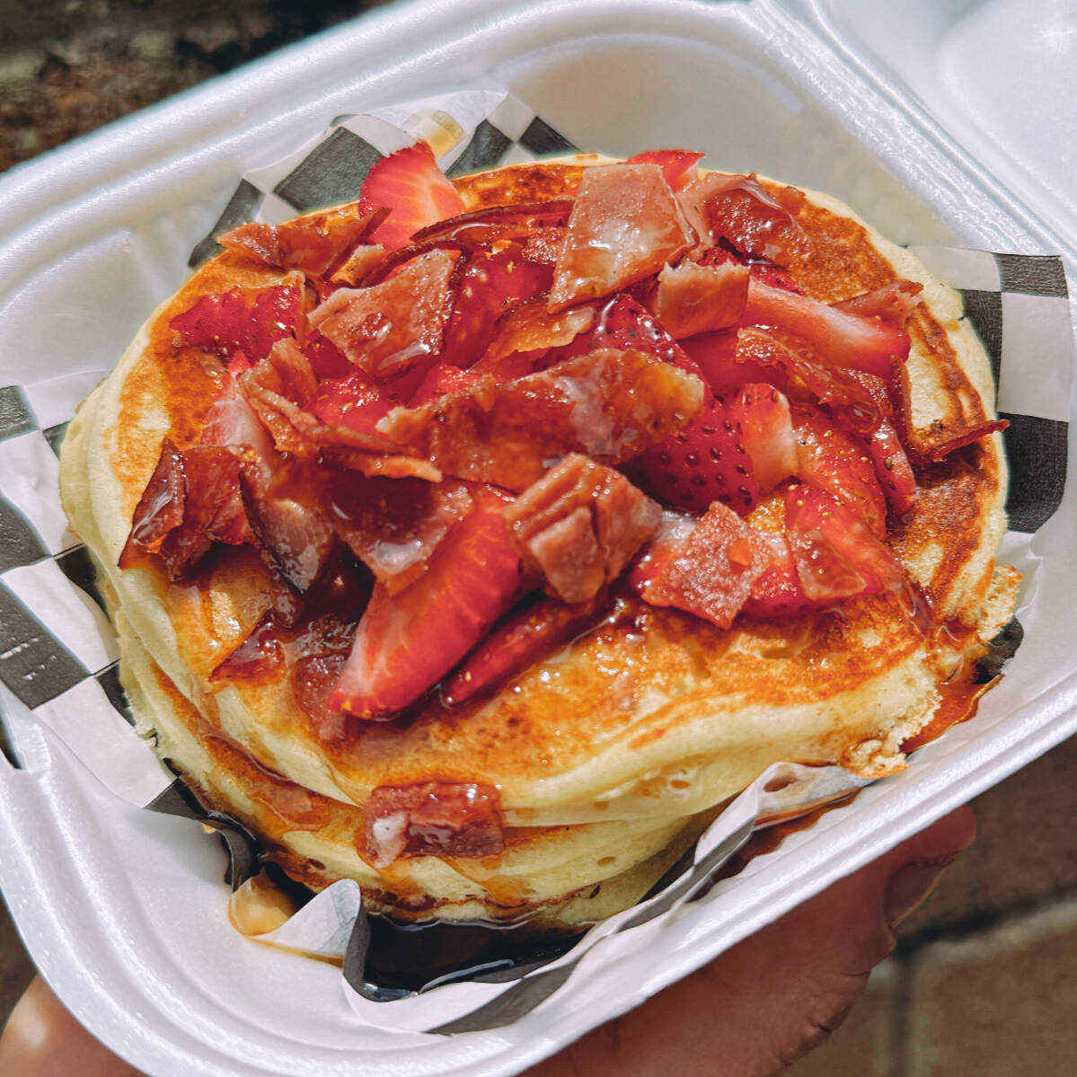 Hotcakes con Tocino