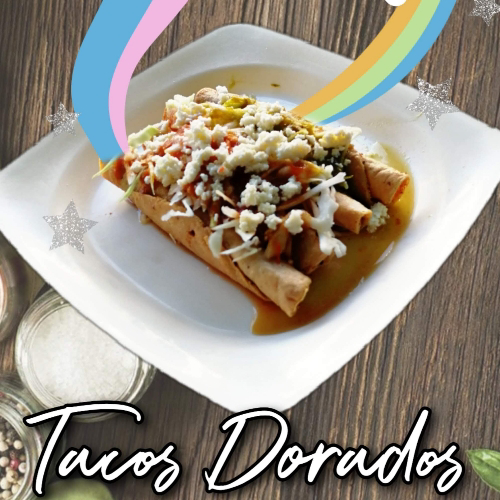 Tacos dorados de papa