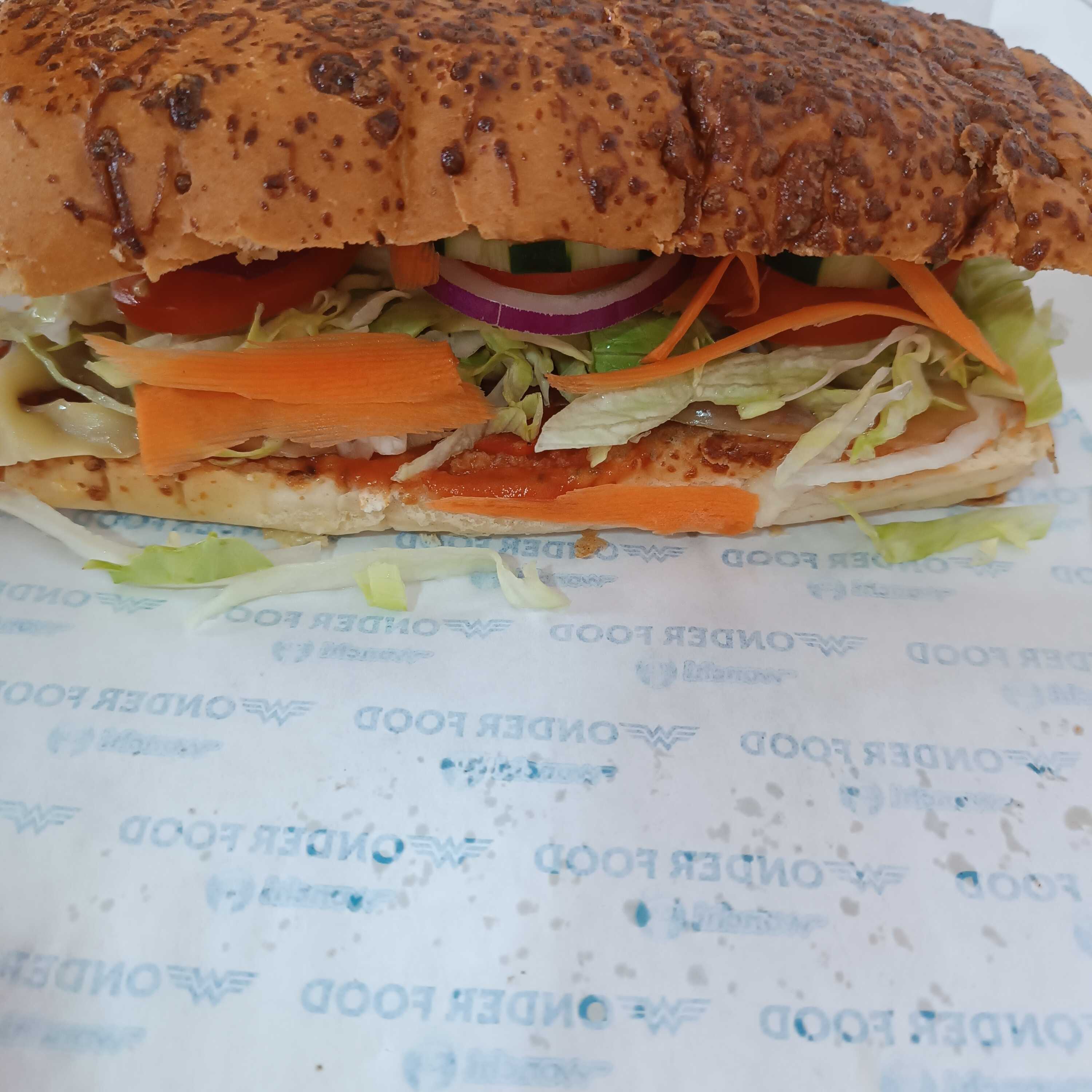 Baguette de peperoni