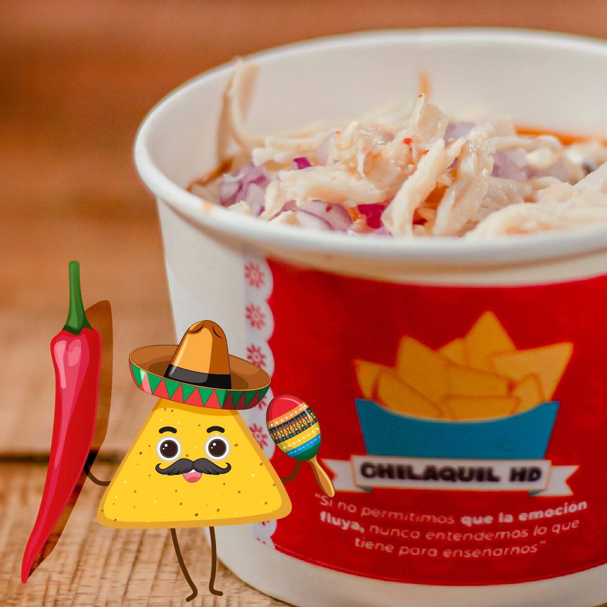 Combo Chilaquiles Rojos Clásicos y Crepa