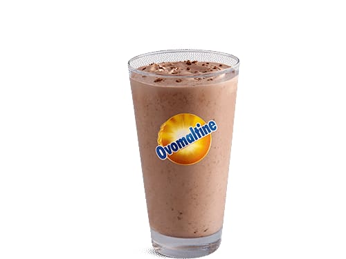 Deliciosamente cremoso. O novo McShake Ovomaltine é feito com leite e batido na hora. Uma delícia!