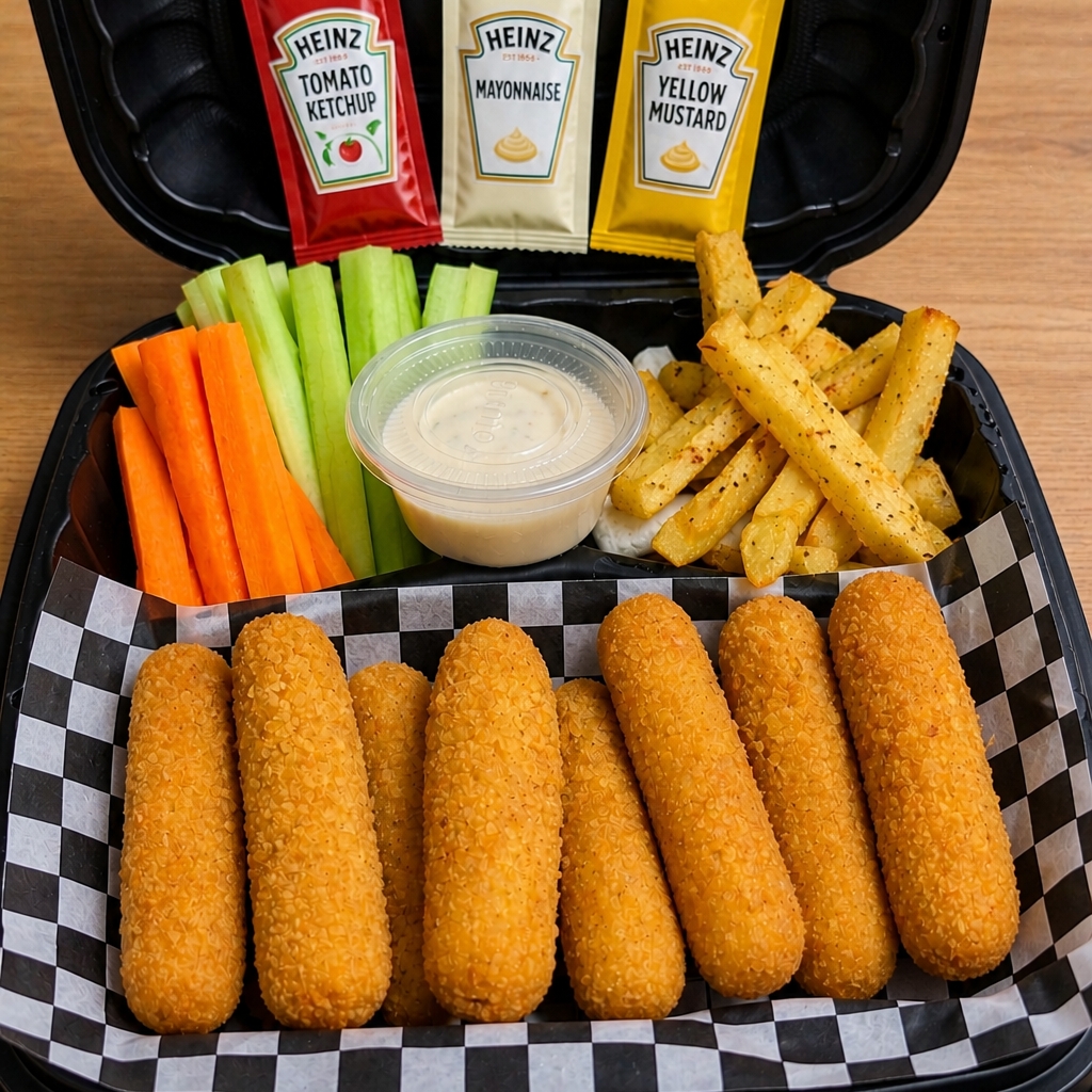 COMBO 6 Dedos de Queso + Papas + Refresco