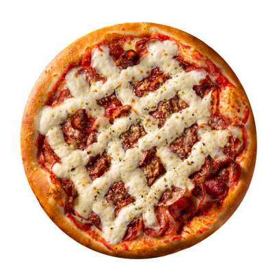 A pizza de mais de 1 sabor será cobrada pelo preço cheio do sabor mais caro.