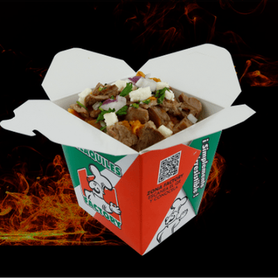 Chilaqleta con Arrachera