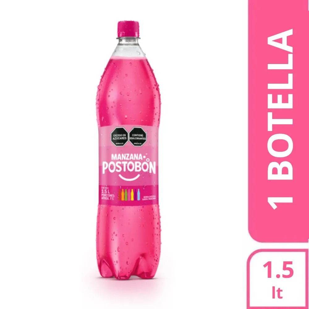 Gaseosa Manzana Postobon 1.5lts