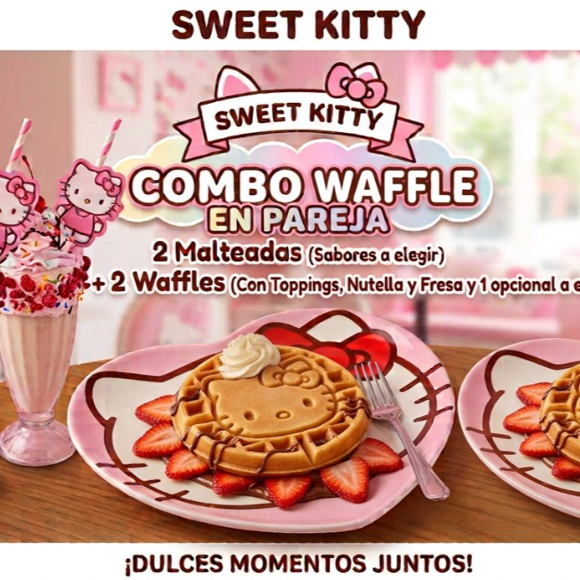 Combo 2 Waffles y 2 Malteadas