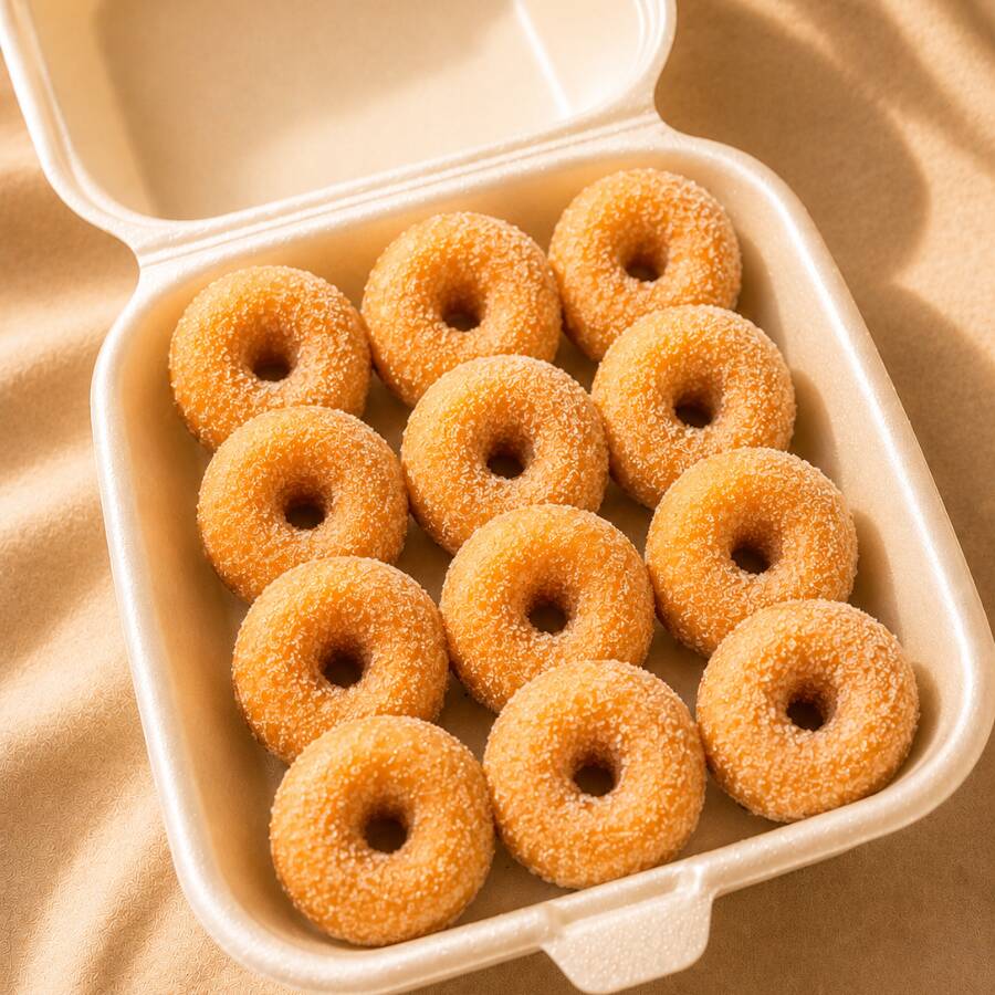 20 Mini Donas De Azúcar