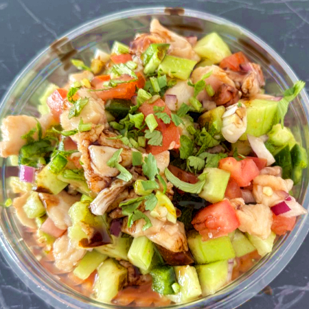 1/2 ceviche de pescado
