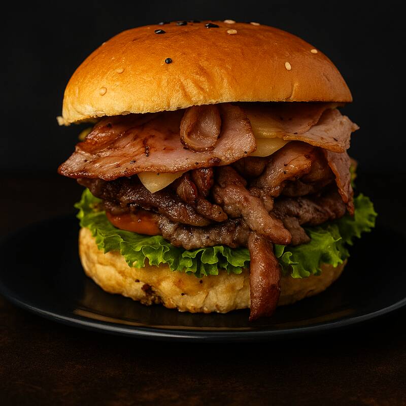 Hamburguesa Arrachera Super Promo