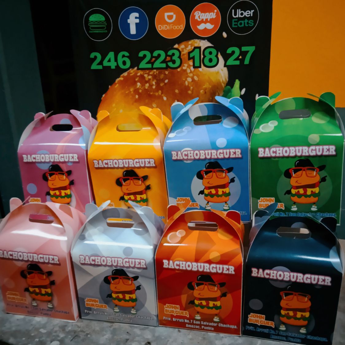 Cajitas kid Bachoburguer