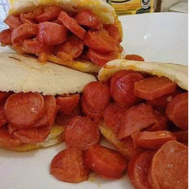 Arepa de Salchicha