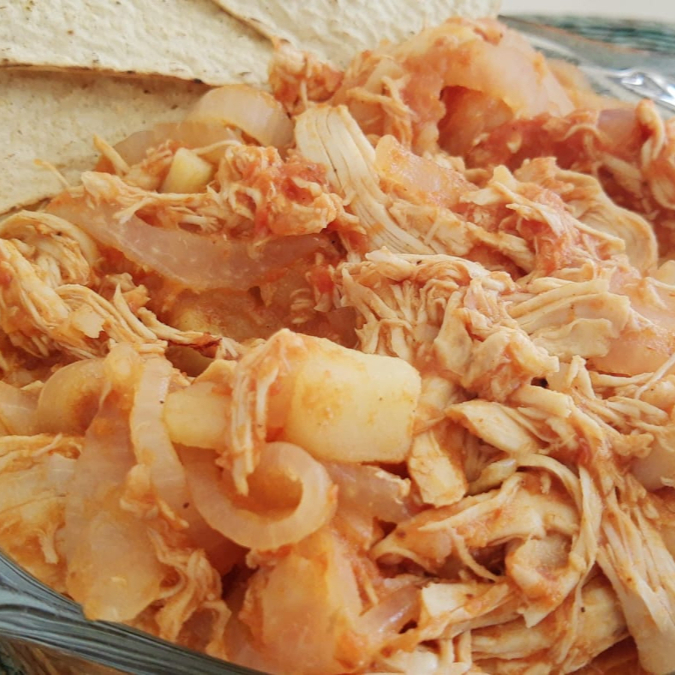 Taco Individual de Pollo con Papa