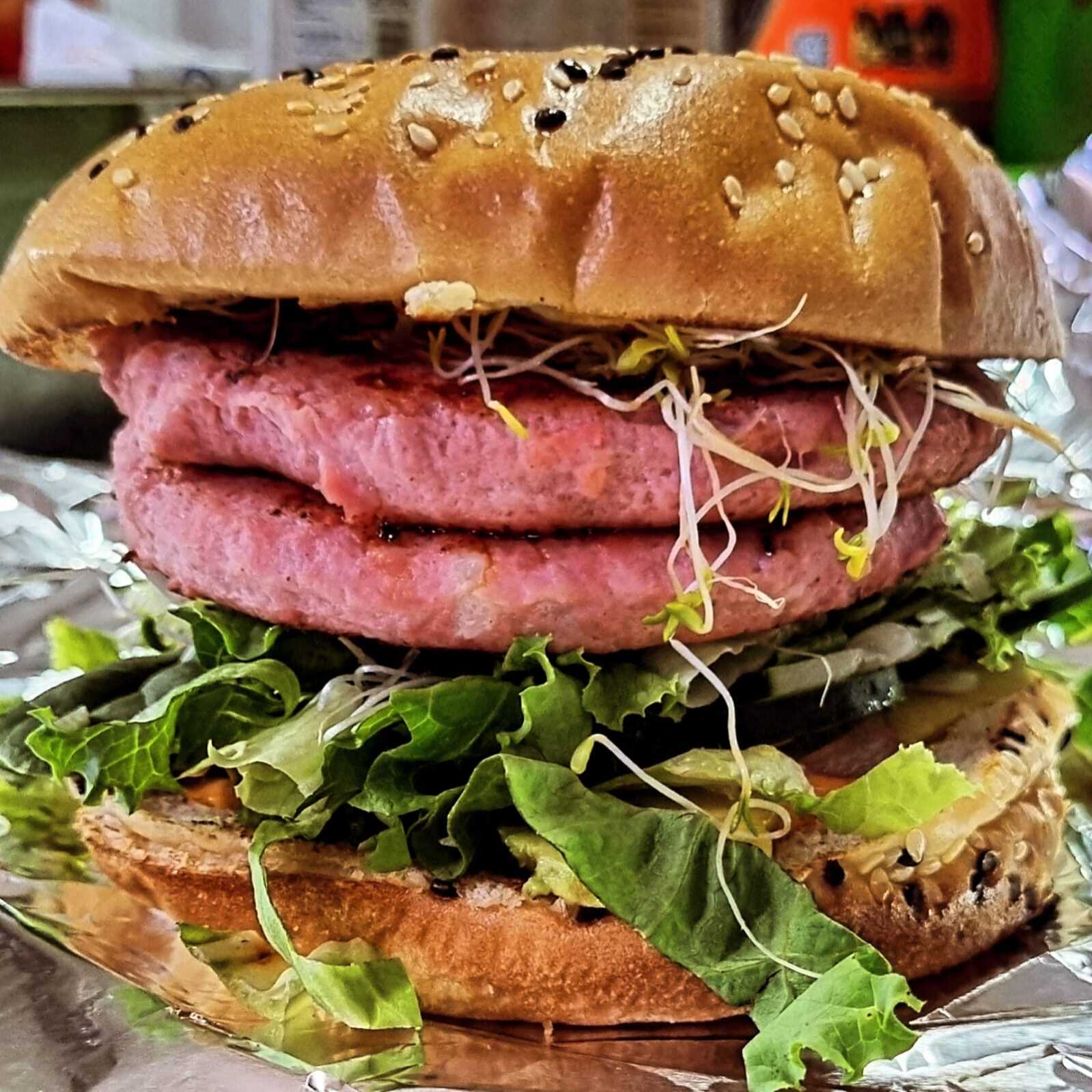 HAMBURGUESA DOBLE DE ATUN