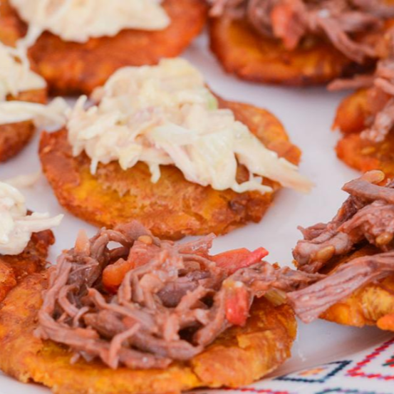 Canastillas de Plátano con Hogao
