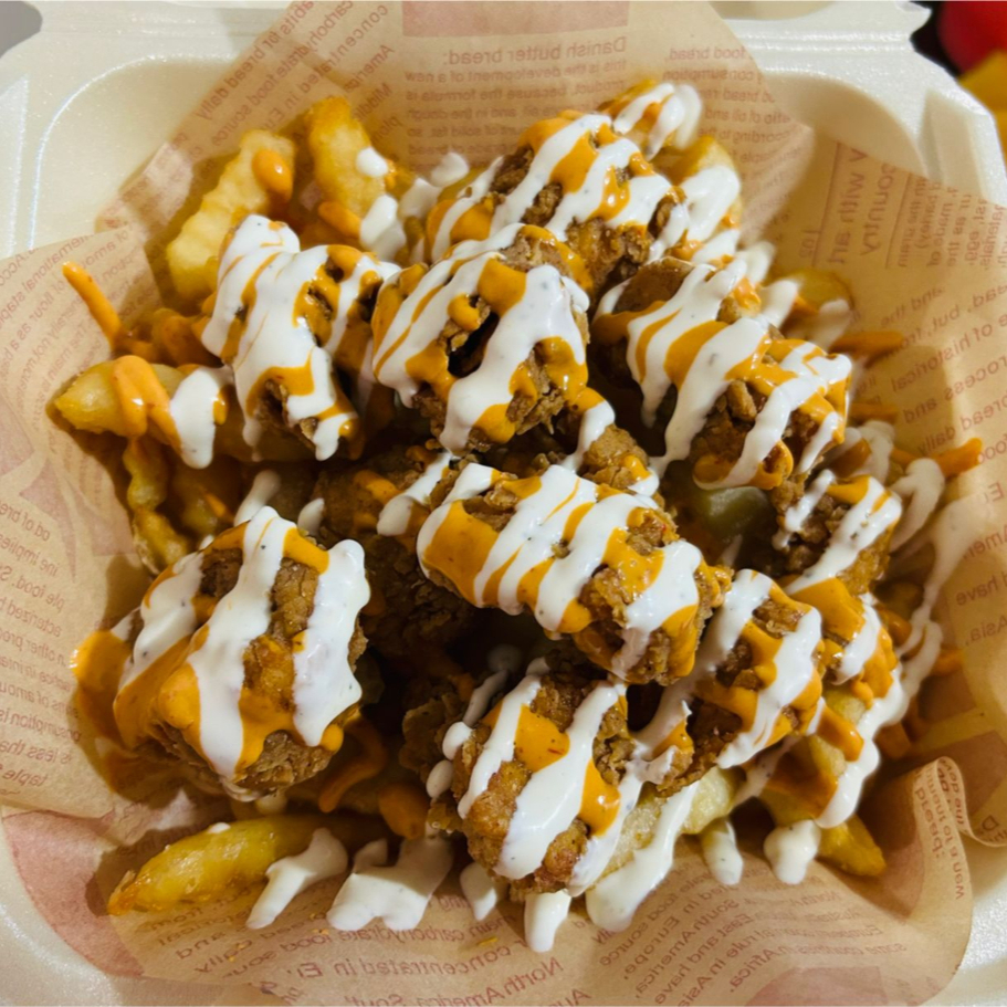 Papas con Pollo Crispy Ranch